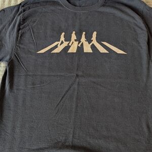The Beatles Black Abbey Road T-Shirt